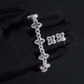 ICETRAY Clover Infinity Link Bracelet + Earring Bundle