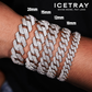 ICETRAY Prong Cuban Link Bracelet - White or Yellow Gold
