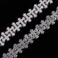 ICETRAY Cross Link Chain in White Gold