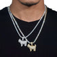 Iced Out Goat Pendant