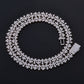 ICETRAY Deluxe Moissanite Cross Link Chain
