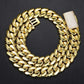 ICETRAY Miami Cuban Link Chain in Yellow Gold
