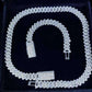 ICETRAY Prong Cuban Link Chain + Bracelet in White Gold Bundle - 15mm