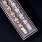 ICETRAY Infinity Link Heart Bracelet
