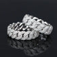 Iced Out Cuban Link Ring