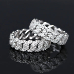 Iced Out Cuban Link Ring
