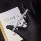 Iced Out Cross Bracelet in White Gold - 6mm