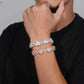 ICETRAY Infinity Link Heart Bracelet