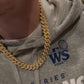 ICETRAY Prong Cuban Link Chain in Yellow Gold - 15MM