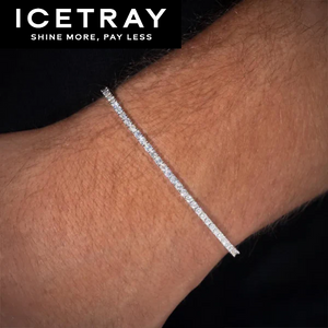 ICETRAY Tennis Bracelet in White Gold - 2mm
