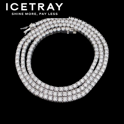 ICETRAY Tennis Chain in White Gold - 3mm