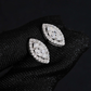 ICETRAY Deluxe Moissanite Marquise Cut Stud Earrings