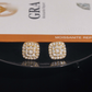 ICETRAY Deluxe Moissanite Square Cluster Earrings