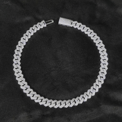 ICETRAY Prong Iced Out Cuban Link Chain - Yellow or White Gold