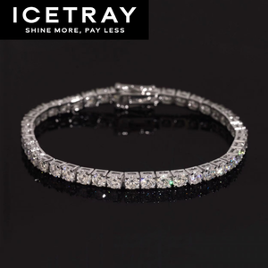 ICETRAY Tennis Bracelet in White Gold