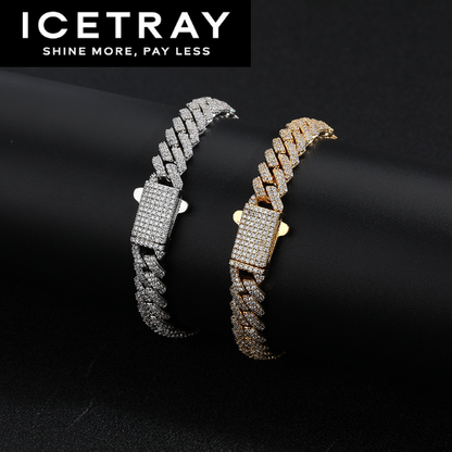 ICETRAY Prong Cuban Link Bracelet - 8mm