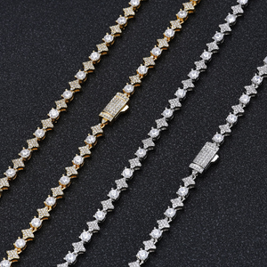 ICETRAY Star and Tennis Chain - White or Yellow Gold