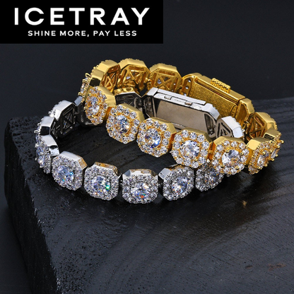 ICETRAY Cluster Tennis Bracelet