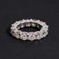 ICETRAY Deluxe Moissanite Eternity Ring