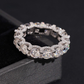 ICETRAY Deluxe Moissanite Eternity Ring