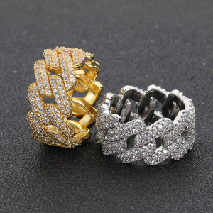 ICETRAY Cuban Link Ring