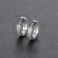 ICETRAY Pave Set Hoop Earrings