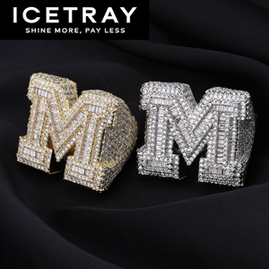 ICETRAY Custom Iced Out Letter Ring