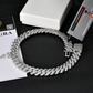 ICETRAY Deluxe Moissanite Prong Cuban Link Chain