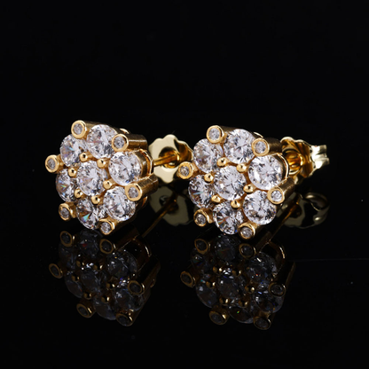 ICETRAY Flower Cluster Earrings