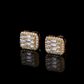 ICETRAY Baguette Cluster Earrings