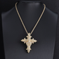 ICETRAY Rose Skull Cross Pendant