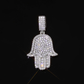 ICETRAY Hamsa Hand Pendant