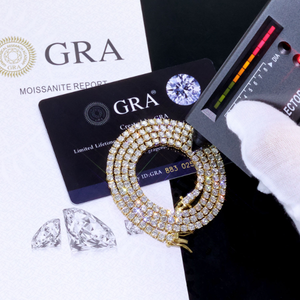 ICETRAY Deluxe Moissanite Tennis Chain