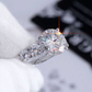 ICETRAY Deluxe Moissanite 5 Ct Engagement Ring