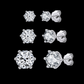 ICETRAY Deluxe Moissanite Stud Earrings