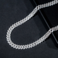 ICETRAY Deluxe Moissanite Prong Cuban Link Chain