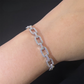 ICETRAY Deluxe Moissanite Cable Link Bracelet