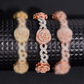 ICETRAY Deluxe Moissanite Infinity Link Rose Bracelet