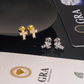 ICETRAY Deluxe Moissanite Cross Earrings