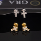 ICETRAY Deluxe Moissanite Cross Earrings