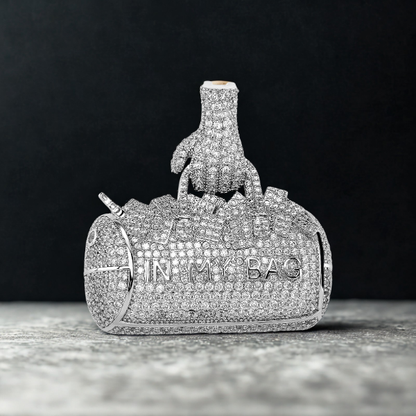 ICETRAY Iced Out "In My Bag" Money Bag Pendant