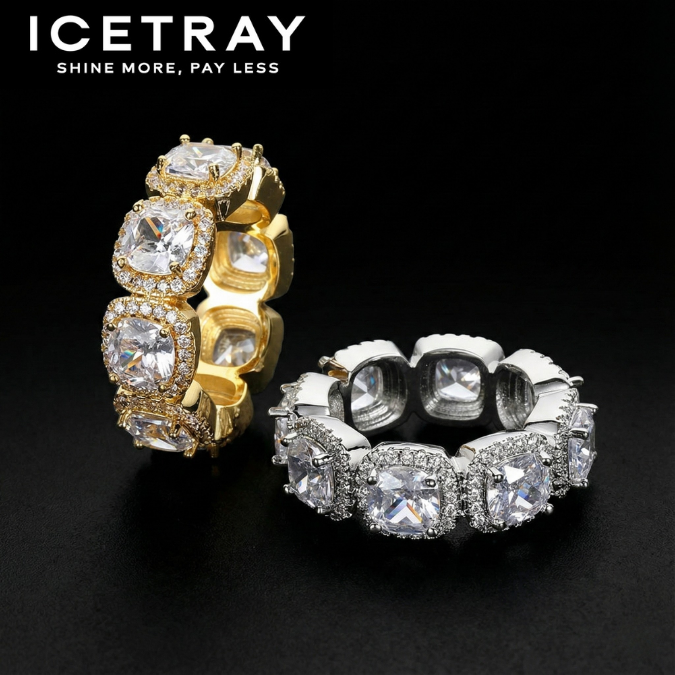 ICETRAY Cluster Tennis Ring