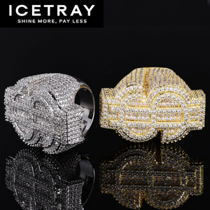 ICETRAY Dollar Sign Ring